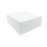 White Pastry Box L:6.3in W:6.3in H:3.15in - 50 pcs White Pastry Box L:6.3in W:6.3in H:3.15in - 50 pcs